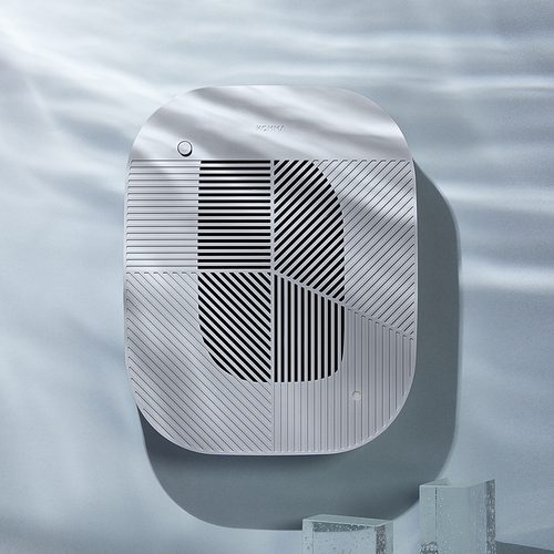 콤마 벽결이형 공기청정기 로브 니트그레이 홈인테리어 감성 집꾸미기  LOV01-2106, 플린트