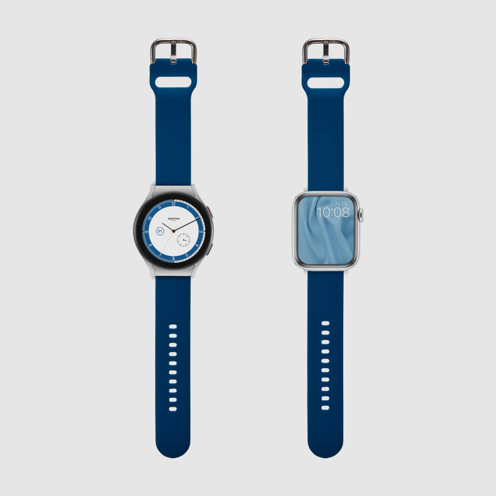 [TIMEFLIK] 타임플릭 실리콘 시계줄 베이비 블루 S 20mm, 플린트